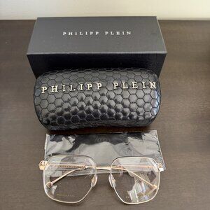 Philipp Plein Plein Queen VPP126S Rose Gold Size 57/16/140 Eyeglasses